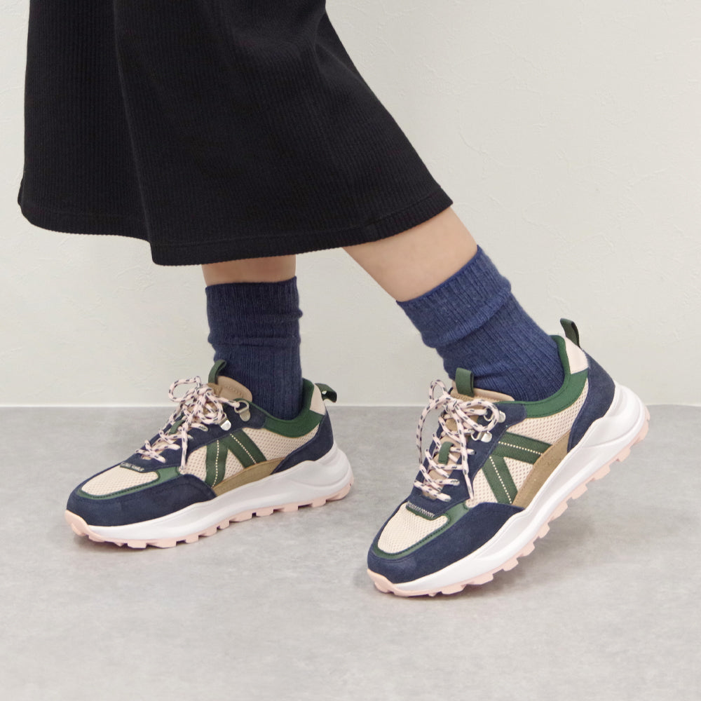 VISION TREK NAVY LT BROWN SOFT PINK