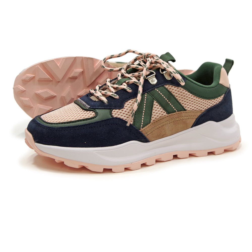 VISION TREK NAVY LT BROWN SOFT PINK