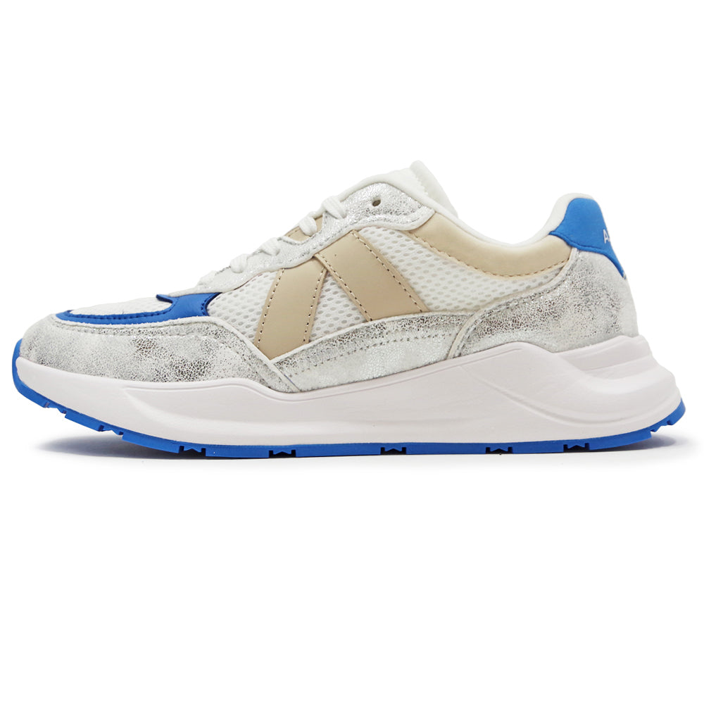 VISION WHITE SILVER BLUE TAN