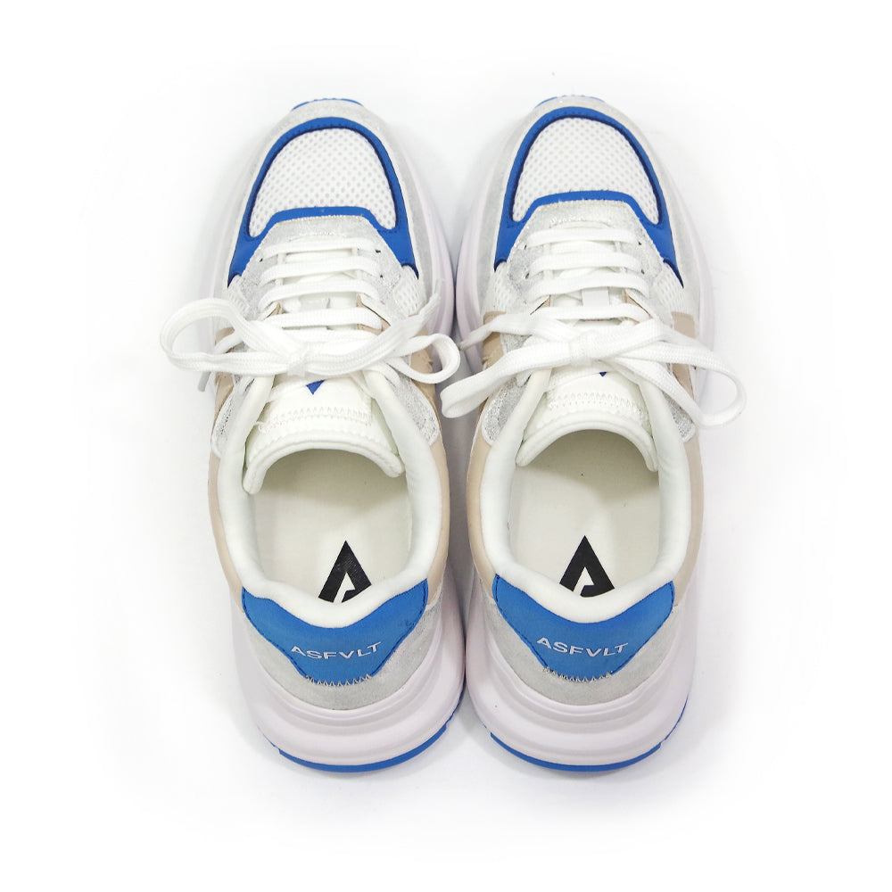 VISION WHITE SILVER BLUE TAN
