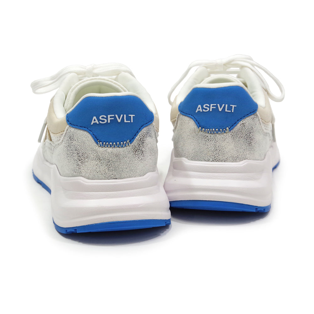 VISION WHITE SILVER BLUE TAN