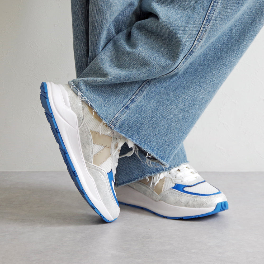 VISION WHITE SILVER BLUE TAN