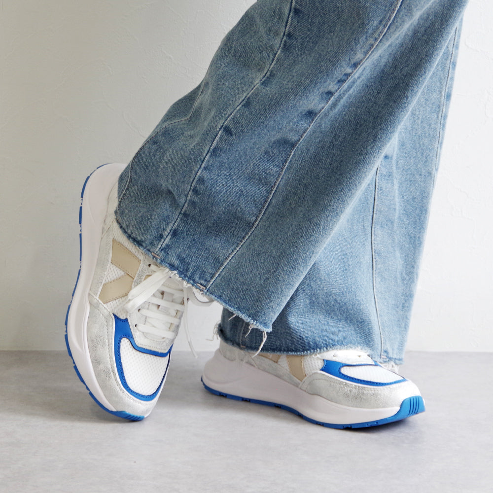 VISION WHITE SILVER BLUE TAN