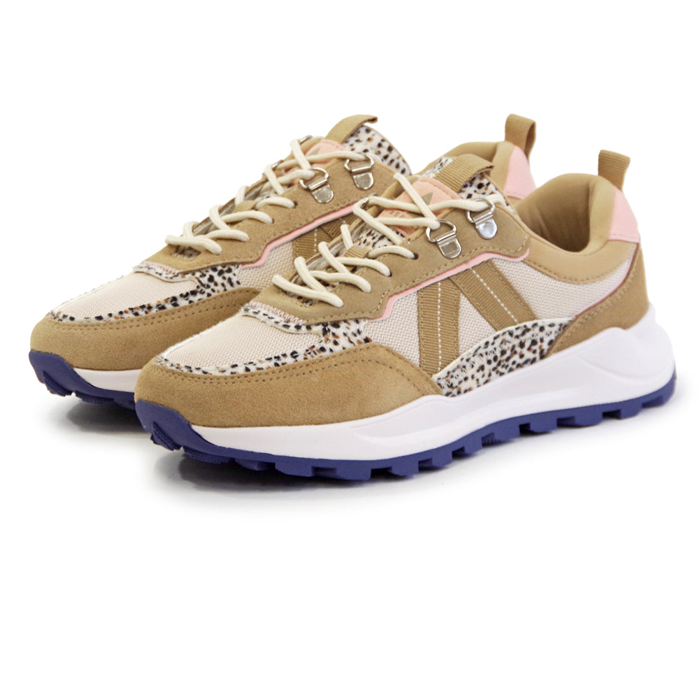 VISION TREK BEIGE TAN PONY HAIR