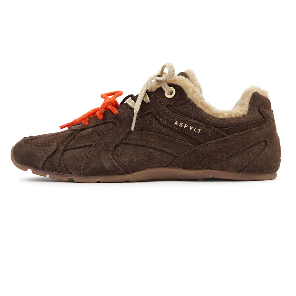 CITY RUN FLAT CRF01 DARK BROWN SHERPA
