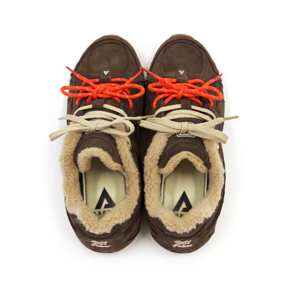 CITY RUN FLAT CRF01 DARK BROWN SHERPA