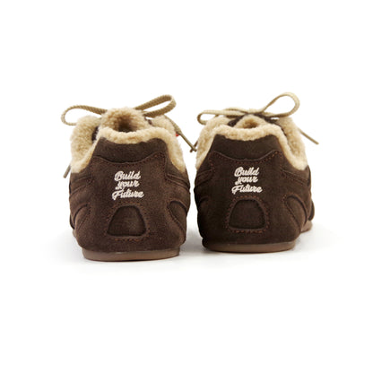 CITY RUN FLAT CRF01 DARK BROWN SHERPA