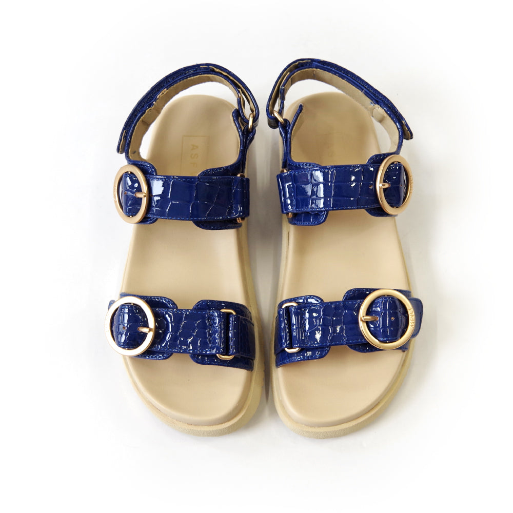AZURA SANDALS AZ017 NAVY CROC – Asfvlt Sneakers