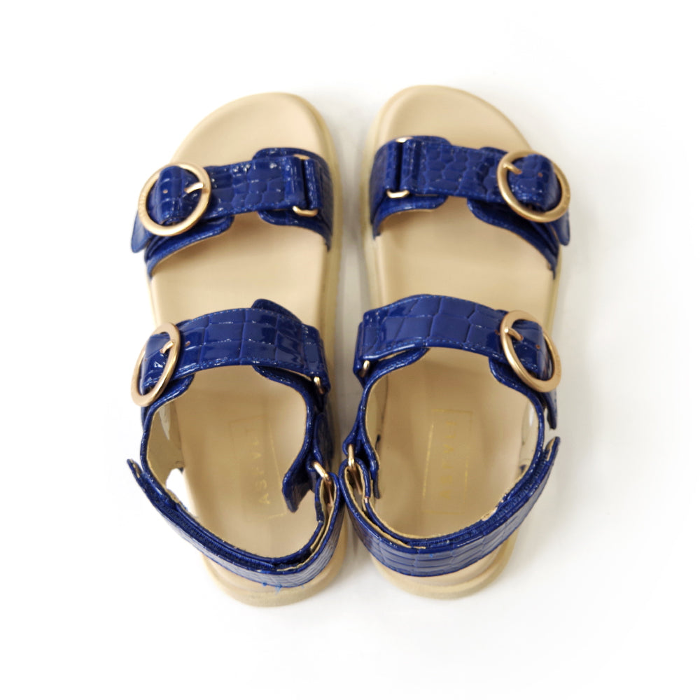 AZURA SANDALS AZ017 NAVY CROC – Asfvlt Sneakers
