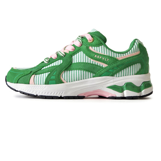 CITY RUN CR020 GREEN PINK STRIPE