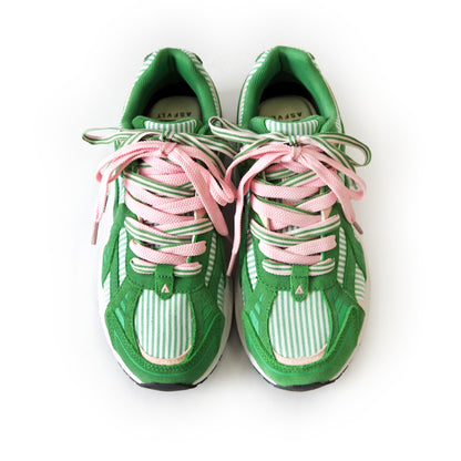 CITY RUN CR020 GREEN PINK STRIPE