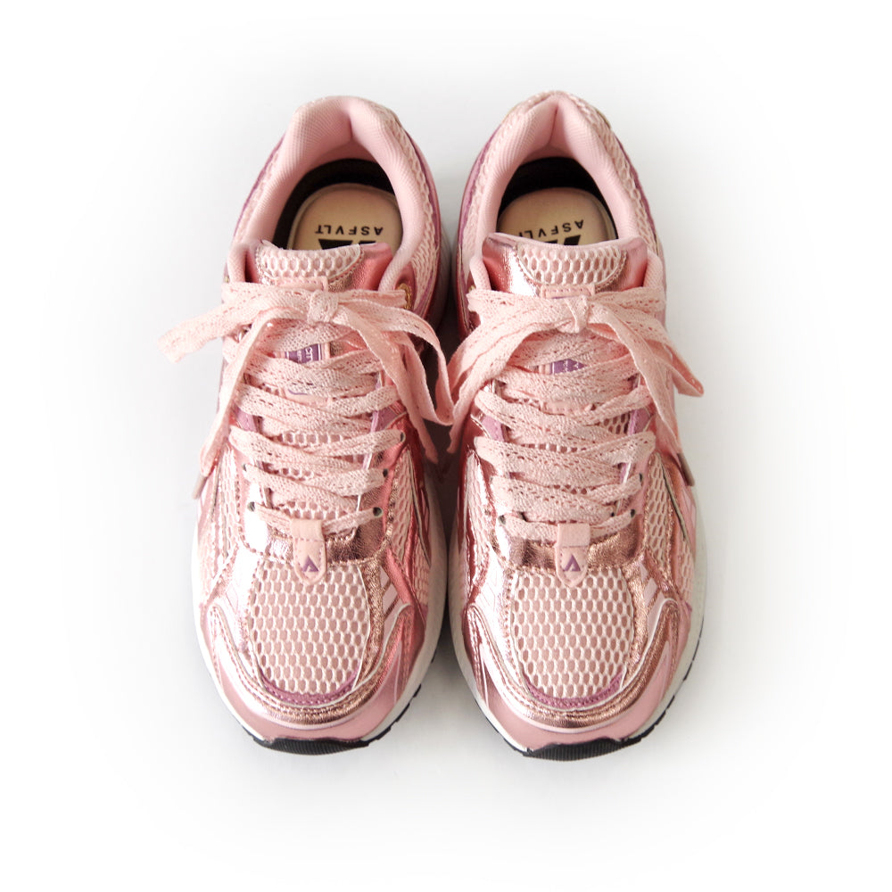 MEPHISTO RUNNING ピンク/ベージュ スニーカー CITY RUN CR019 PINK SILVER – Asfvlt Sneakers