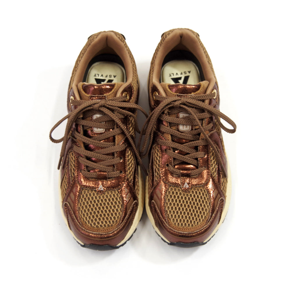 CITY RUN CR024 DK WINE METALLIC TAN