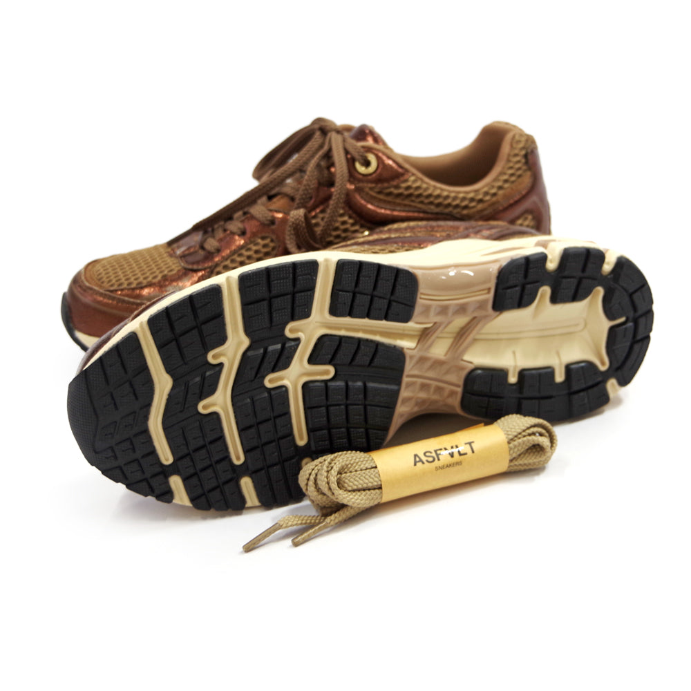 CITY RUN CR024 DK WINE METALLIC TAN