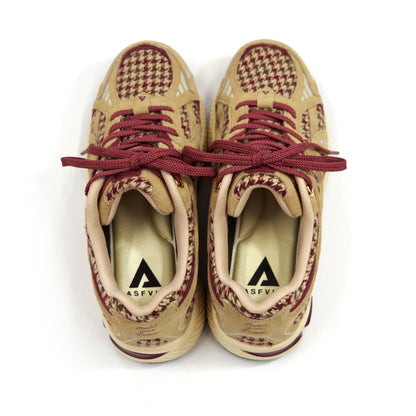 CITY RUN CR021 TAN WINE HERRINGBONE