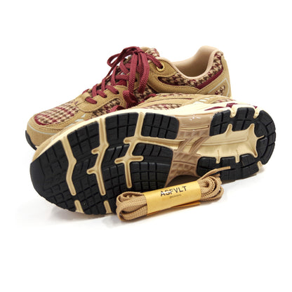 CITY RUN CR021 TAN WINE HERRINGBONE