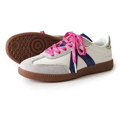 ELITE CLASSIC ELC047 WHITE NAVY CROC SILVER