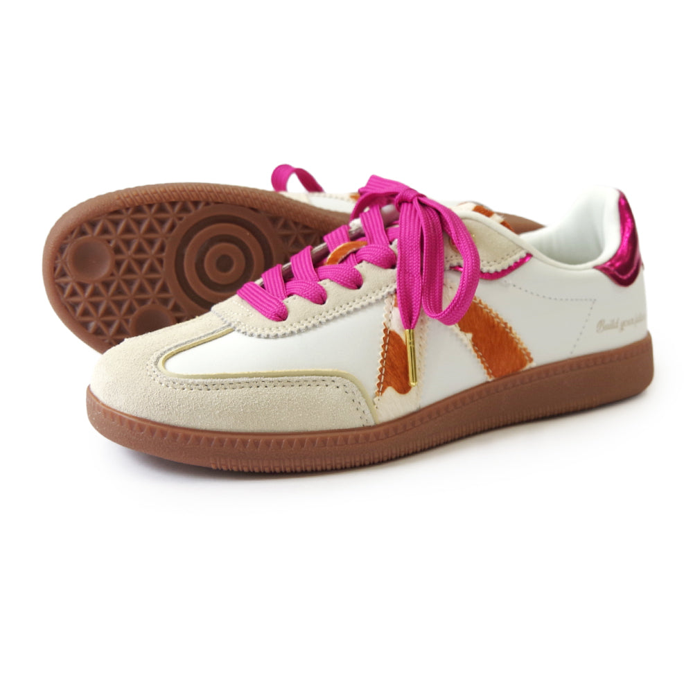 ELITE CLASSIC ELC007 TAN COW PONY HAIR FUSHIA – Asfvlt Sneakers