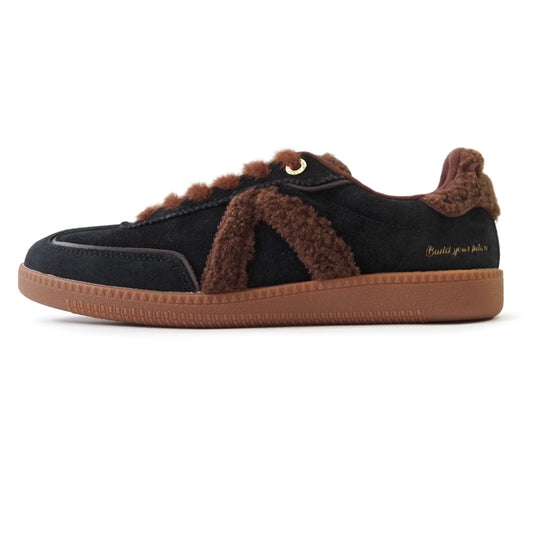 ELITE CLASSIC BLACK BROWN SHERPA