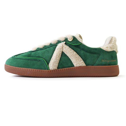 ELITE CLASSIC GREEN CREAM SHERPA