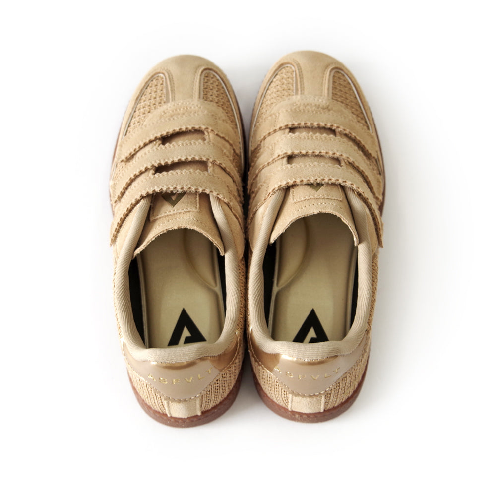 ELITE CLASSIC VELCRO ELV05 BEIGE RAFIA