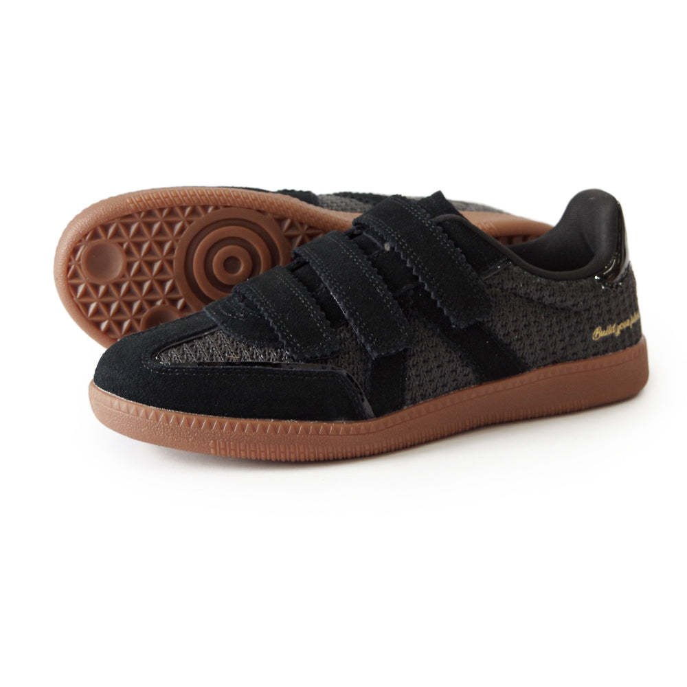 ELITE CLASSIC VELCRO ELV04 BLACK RAFIA