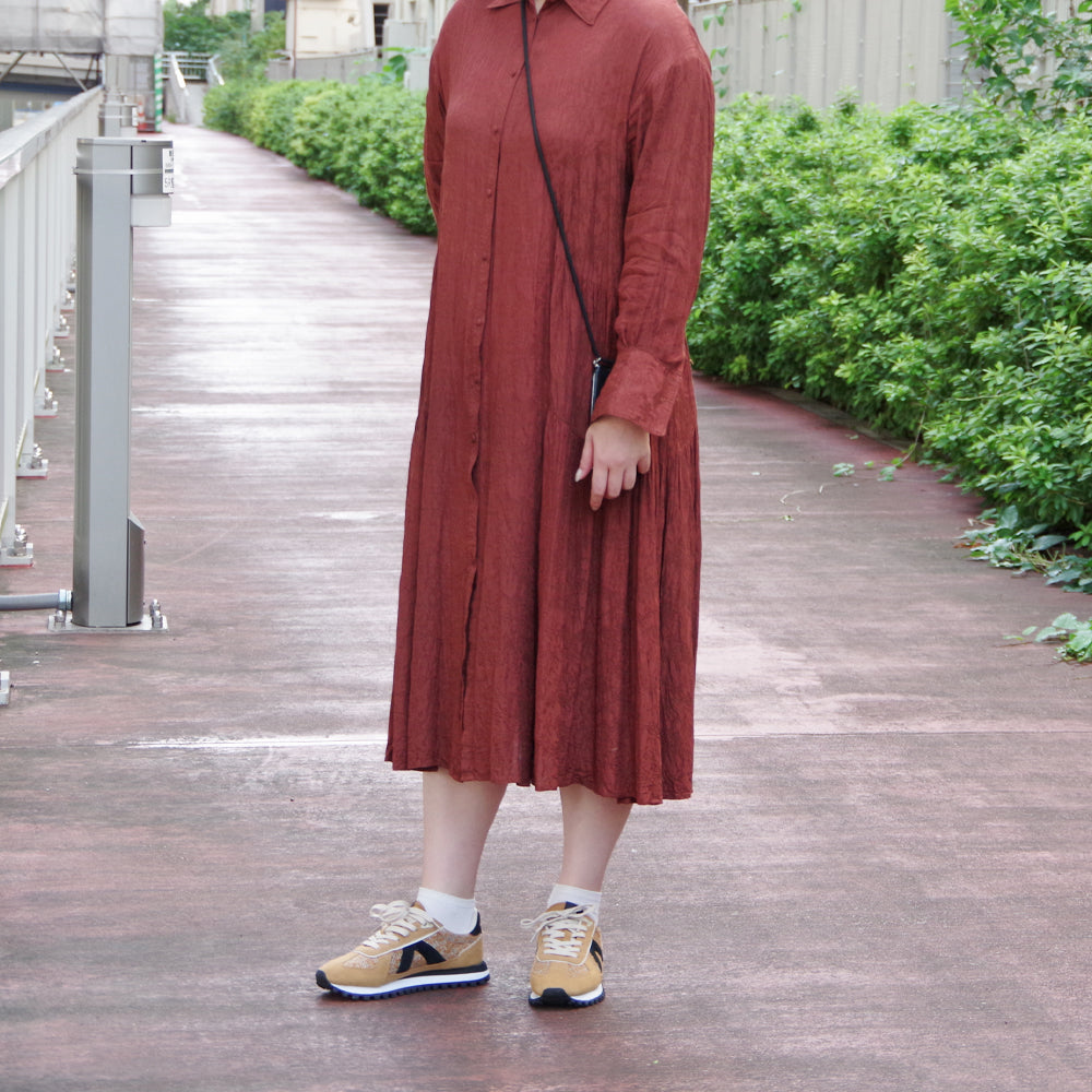 GATE COGNAC BLACK PLAID
