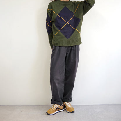 GATE COGNAC BLACK PLAID