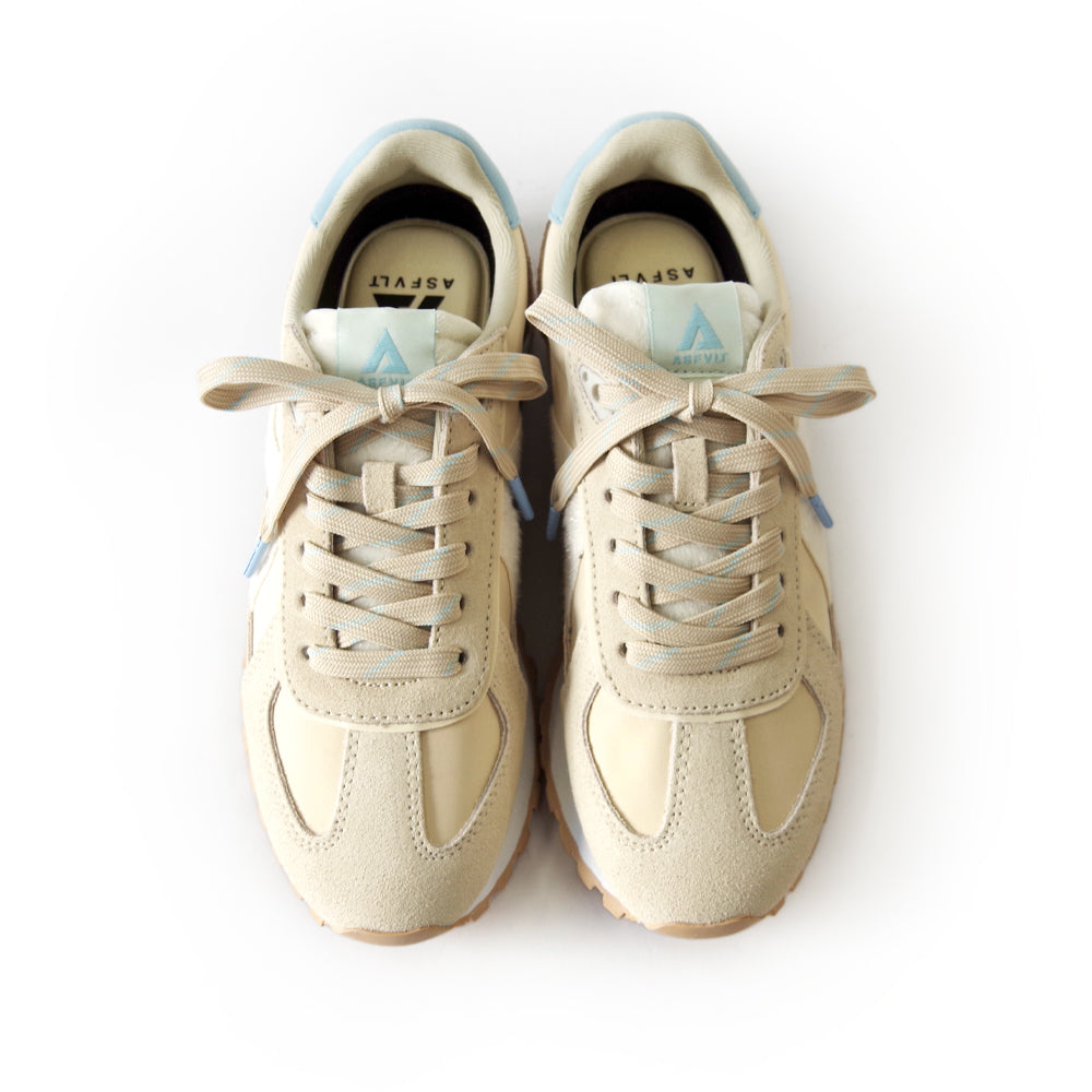 GATE GAT101 OFF WHITE BEIGE PONY HAIR BLUE