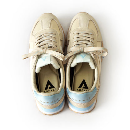 GATE GAT101 OFF WHITE BEIGE PONY HAIR BLUE