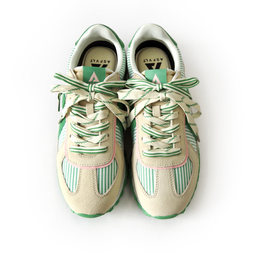 GATE GAT102 WHITE GREEN STRIPE