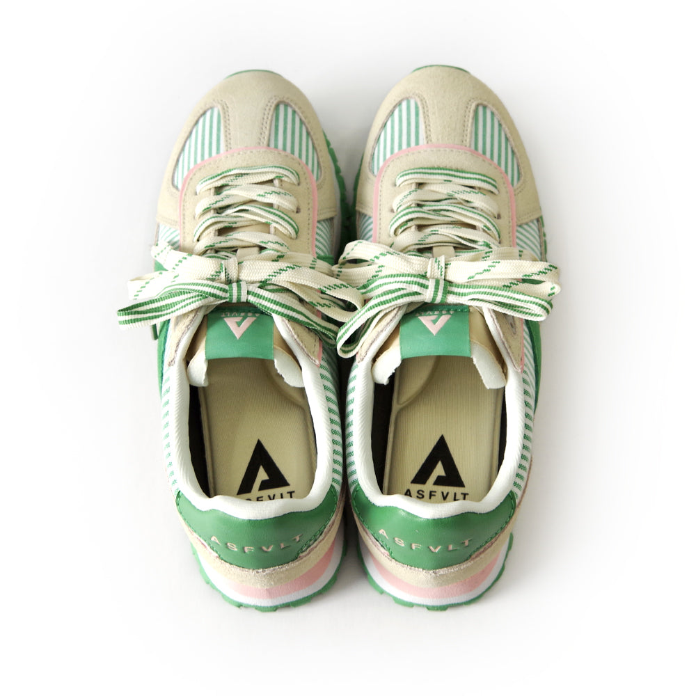 GATE GAT102 WHITE GREEN STRIPE