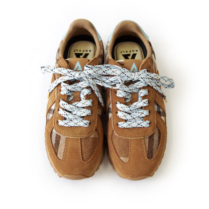 GATE GAT112 TAN CHOCO BLUE PLAID