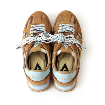 GATE GAT112 TAN CHOCO BLUE PLAID