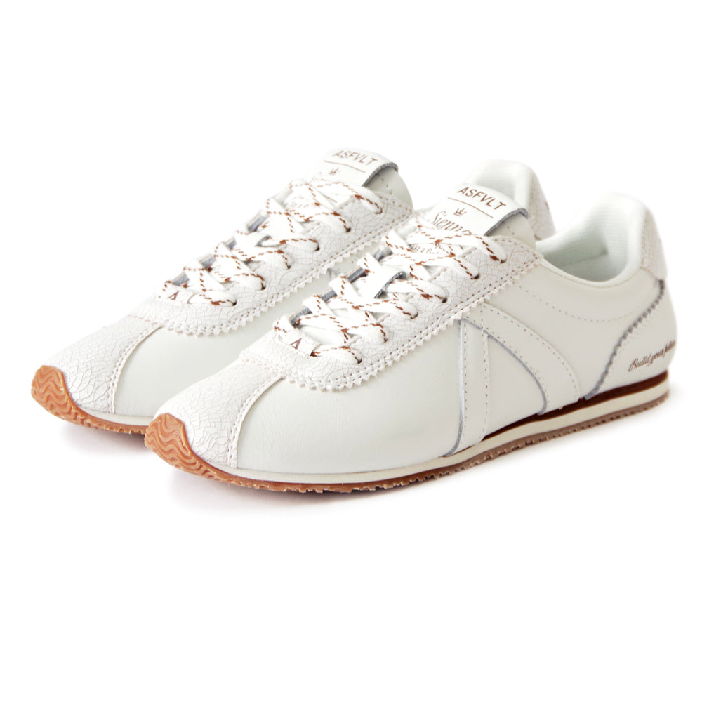 SIENNA SN05 WHITE CRACKED CHOCOLATE – Asfvlt Sneakers